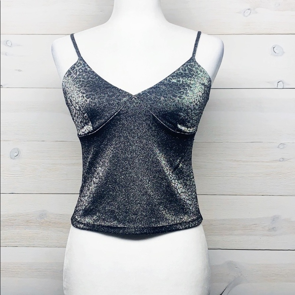 🖤 Wild Fable Sparkly Animal Print Tank Top. Flawless.